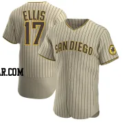 A.J. Ellis Men's San Diego Padres Tan/Brown Authentic Alternate Jersey