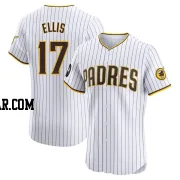 A.J. Ellis Men's San Diego Padres White Elite Home Patch Jersey