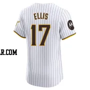 A.J. Ellis Men's San Diego Padres White Elite Home Patch Jersey