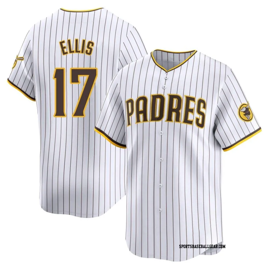 A.J. Ellis Men's San Diego Padres White Limited Home Jersey