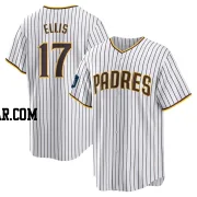 A.J. Ellis Men's San Diego Padres White Replica 2024 World Tour Seoul Series Home Jersey