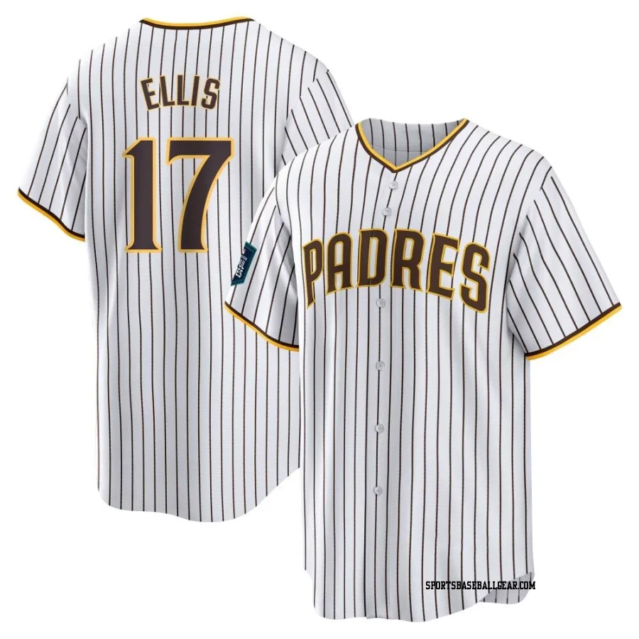 A.J. Ellis Men's San Diego Padres White Replica 2024 World Tour Seoul Series Home Jersey