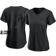 A.J. Ellis Women's San Diego Padres Black Authentic Pitch Fashion Jersey