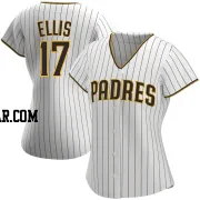 A.J. Ellis Women's San Diego Padres White/Brown Authentic Home Jersey