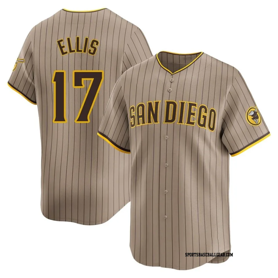 A.J. Ellis Youth San Diego Padres Limited Tan Alternate Jersey