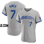 A.j. Hinch Men's Kansas City Royals Gray Authentic 2022 Road Jersey