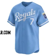 A.j. Hinch Men's Kansas City Royals Light Blue Limited Alternate Jersey