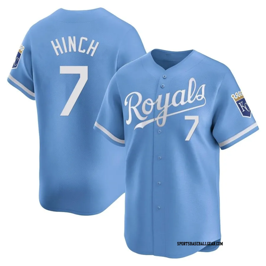 A.j. Hinch Men's Kansas City Royals Light Blue Limited Alternate Jersey