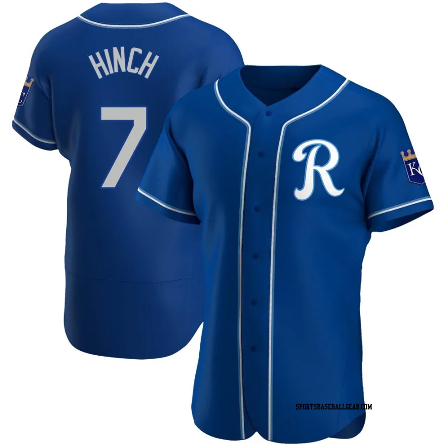 A.j. Hinch Men's Kansas City Royals Royal Authentic Alternate Jersey