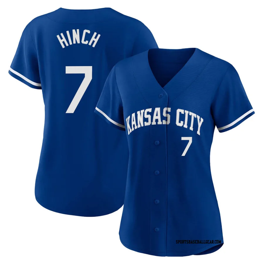 A.j. Hinch Men's Kansas City Royals Royal Replica 2022 Alternate Jersey