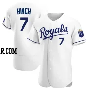 A.j. Hinch Men's Kansas City Royals White Authentic Home Jersey