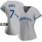 A.j. Hinch Women's Kansas City Royals Gray Replica 2022 Road Jersey