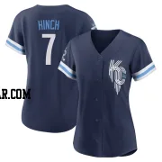 A.j. Hinch Women's Kansas City Royals Navy Authentic 2022 City Connect Jersey