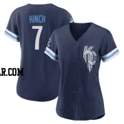 A.j. Hinch Women's Kansas City Royals Navy Replica 2022 City Connect Jersey