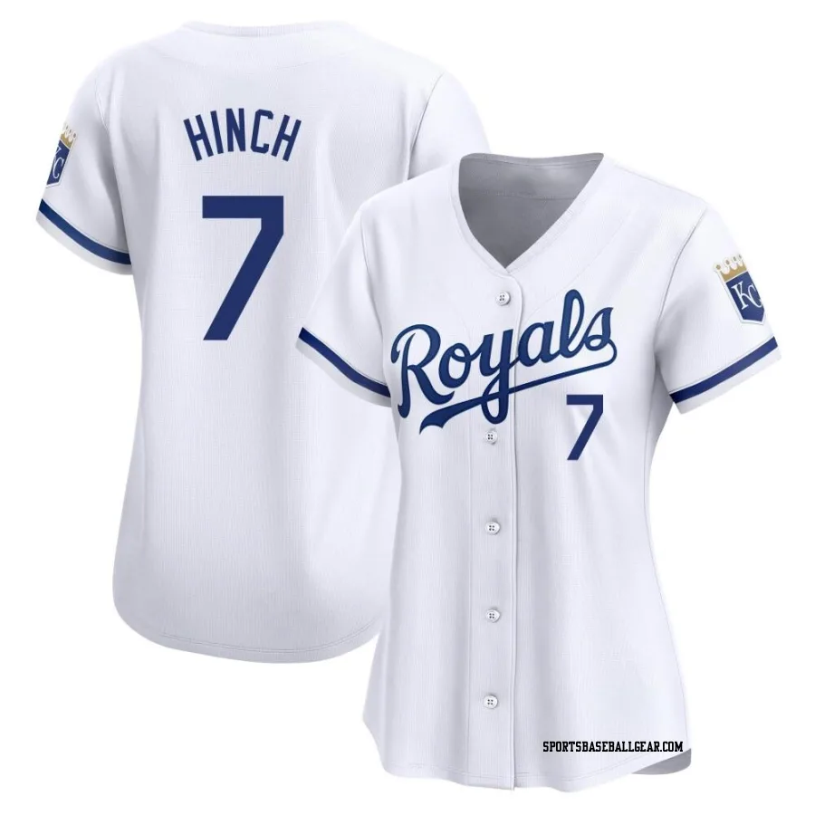 A.j. Hinch Women's Kansas City Royals White Limited Home Jersey