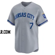 A.j. Hinch Youth Kansas City Royals Gray Limited Away Jersey