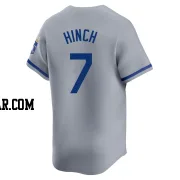 A.j. Hinch Youth Kansas City Royals Gray Limited Away Jersey