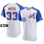 A.J. Minter Men's Atlanta Braves White Authentic 2023 City Connect Jersey