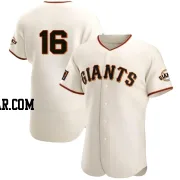 AJ Pollock Men's San Francisco Giants Cream Authentic Home Jersey