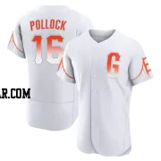 AJ Pollock Men's San Francisco Giants White Authentic 2021 City Connect Jersey