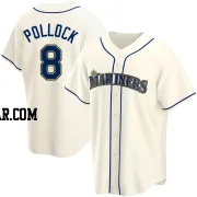 AJ Pollock Men's Seattle Mariners Cream Replica Alternate Jersey