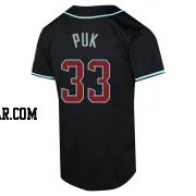 A.J. Puk Men's Arizona Diamondbacks Black Limited Alternate Jersey