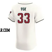 A.J. Puk Men's Arizona Diamondbacks Cream Elite Home Jersey