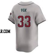 A.J. Puk Men's Arizona Diamondbacks Gray Limited Away Jersey