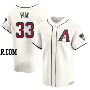 A.J. Puk Men's Arizona Diamondbacks White Limited Home Jersey