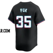 A.J. Puk Men's Miami Marlins Black Limited Alternate Jersey