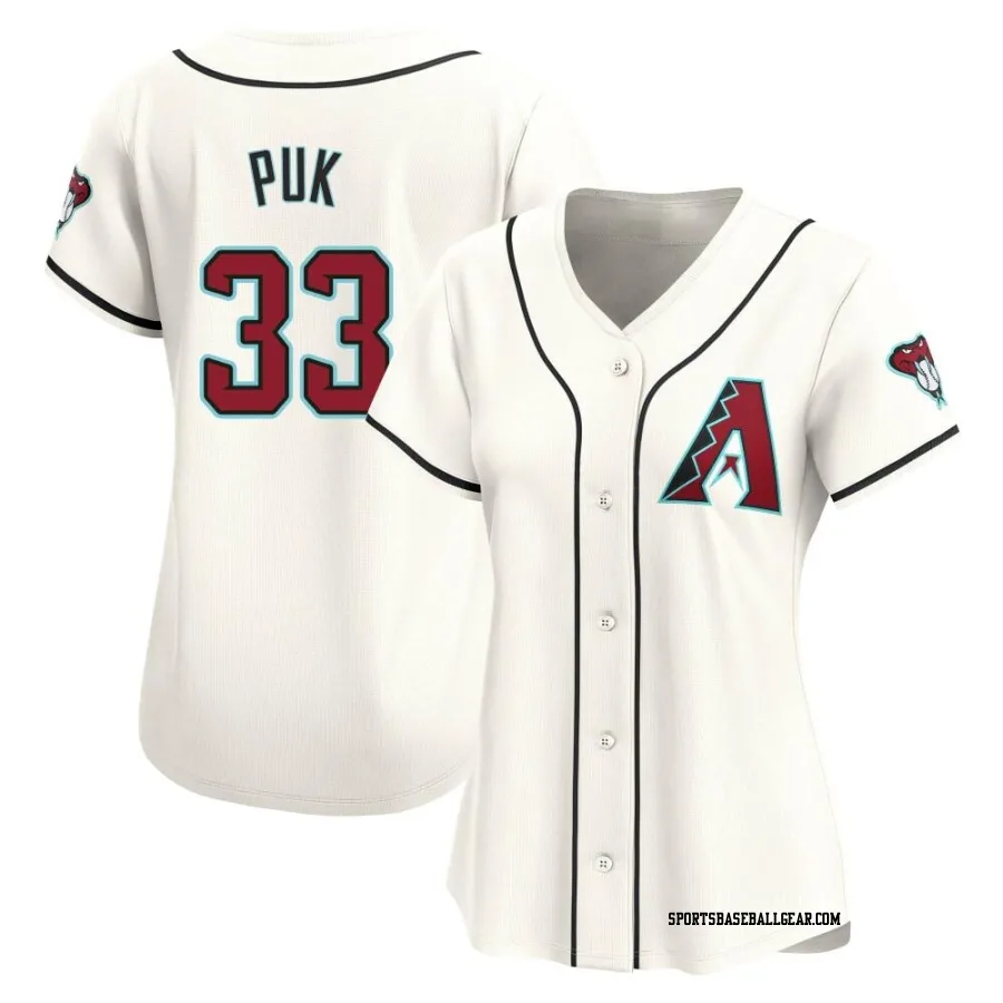 A.J. Puk Women's Arizona Diamondbacks White Limited Home Jersey