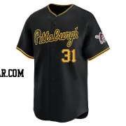 A.J. Schugel Men's Pittsburgh Pirates Black Limited Alternate Jersey