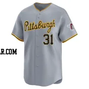 A.J. Schugel Men's Pittsburgh Pirates Gray Limited Away Jersey