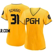 A.J. Schugel Women's Pittsburgh Pirates Gold Authentic 2023 City Connect Jersey