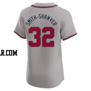 AJ Smith-Shawver Men's Atlanta Braves Gray Elite Road Jersey