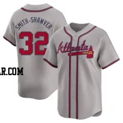 AJ Smith-Shawver Men's Atlanta Braves Gray Limited Away Jersey