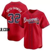 AJ Smith-Shawver Men's Atlanta Braves Red Limited Alternate Jersey