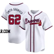 AJ Smith-Shawver Men's Atlanta Braves White Limited Home Jersey