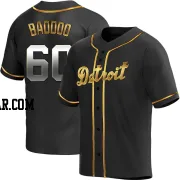 Akil Baddoo Men's Detroit Tigers Black Golden Replica Alternate Jersey