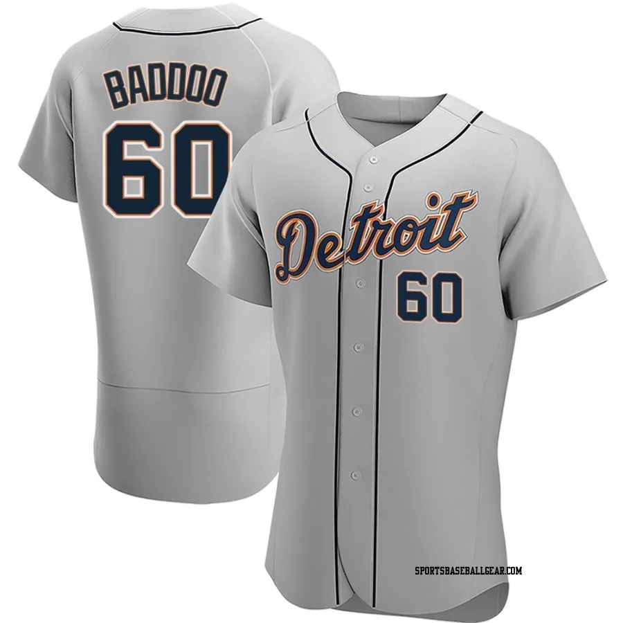 Akil Baddoo Men's Detroit Tigers Gray Authentic Road Jersey