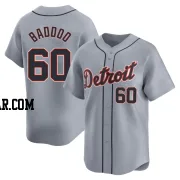 Akil Baddoo Men's Detroit Tigers Gray Limited Road Jersey