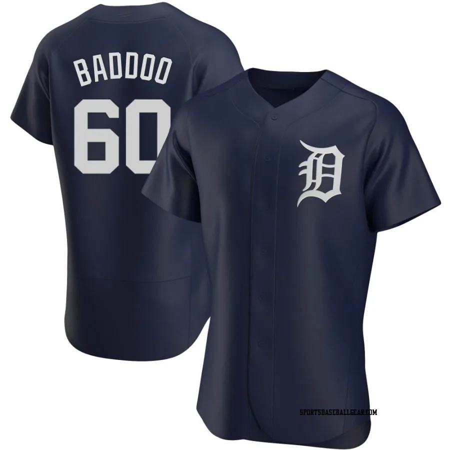 Akil Baddoo Men's Detroit Tigers Navy Authentic Alternate Jersey