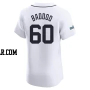 Akil Baddoo Men's Detroit Tigers White Elite Home Patch Jersey