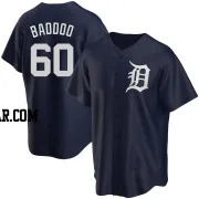 Akil Baddoo Youth Detroit Tigers Navy Replica Alternate Jersey