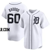 Akil Baddoo Youth Detroit Tigers White Limited Home Jersey