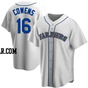 Al Cowens Men's Seattle Mariners White Replica Home Cooperstown Collection Jersey