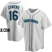 Al Cowens Men's Seattle Mariners White Replica Home Jersey