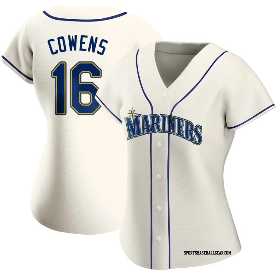 Al Cowens Women's Seattle Mariners Cream Replica Alternate Jersey