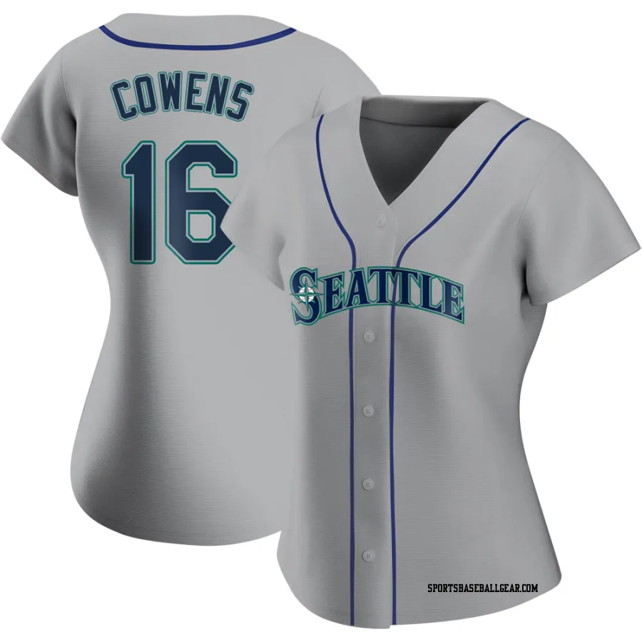 Al Cowens Women's Seattle Mariners Gray Replica Road Jersey