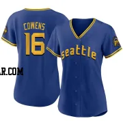 Al Cowens Women's Seattle Mariners Royal Authentic 2023 City Connect Jersey